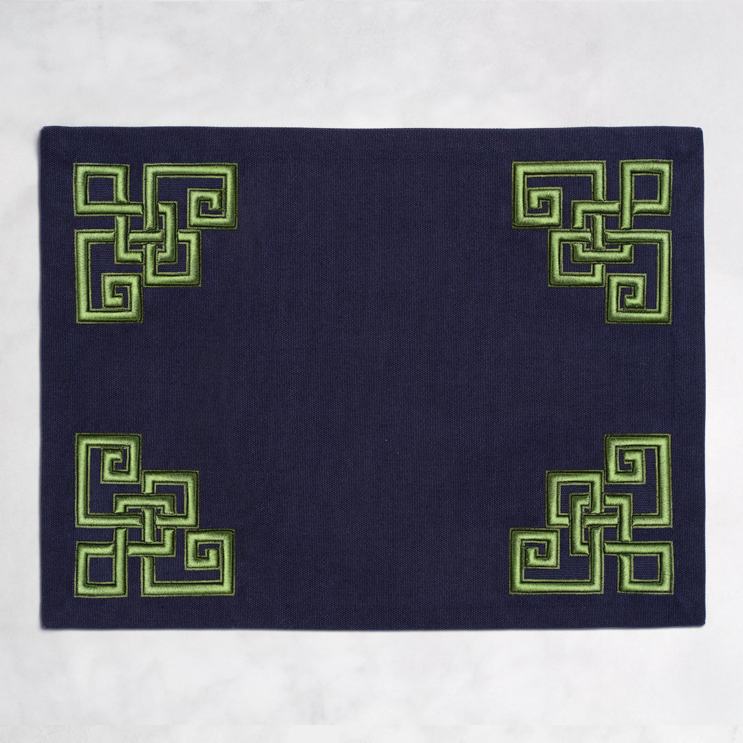 Maze Embroidered Placemat