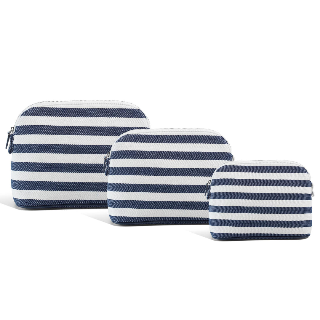 Çizgili Makyaj Çantası