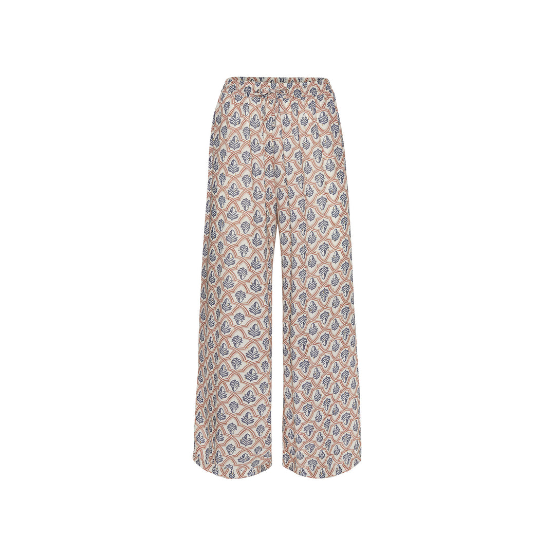 Geometric Leaf Pantolon