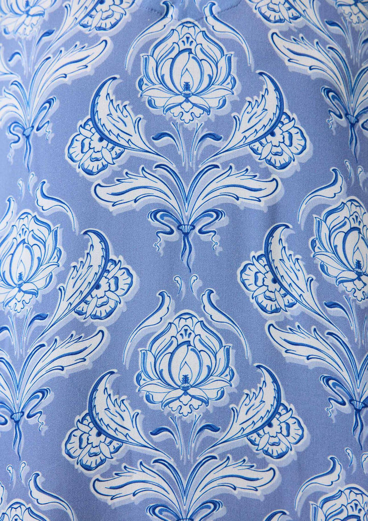 Lotus Uzun Kaftan - Mavi