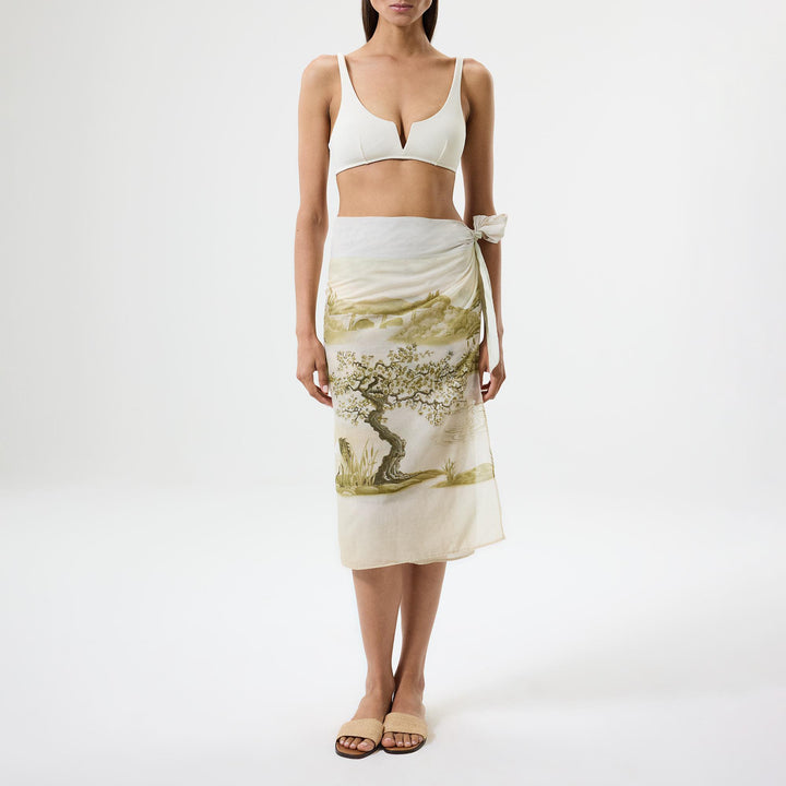 Mirage Kısa Pareo - Yeşil