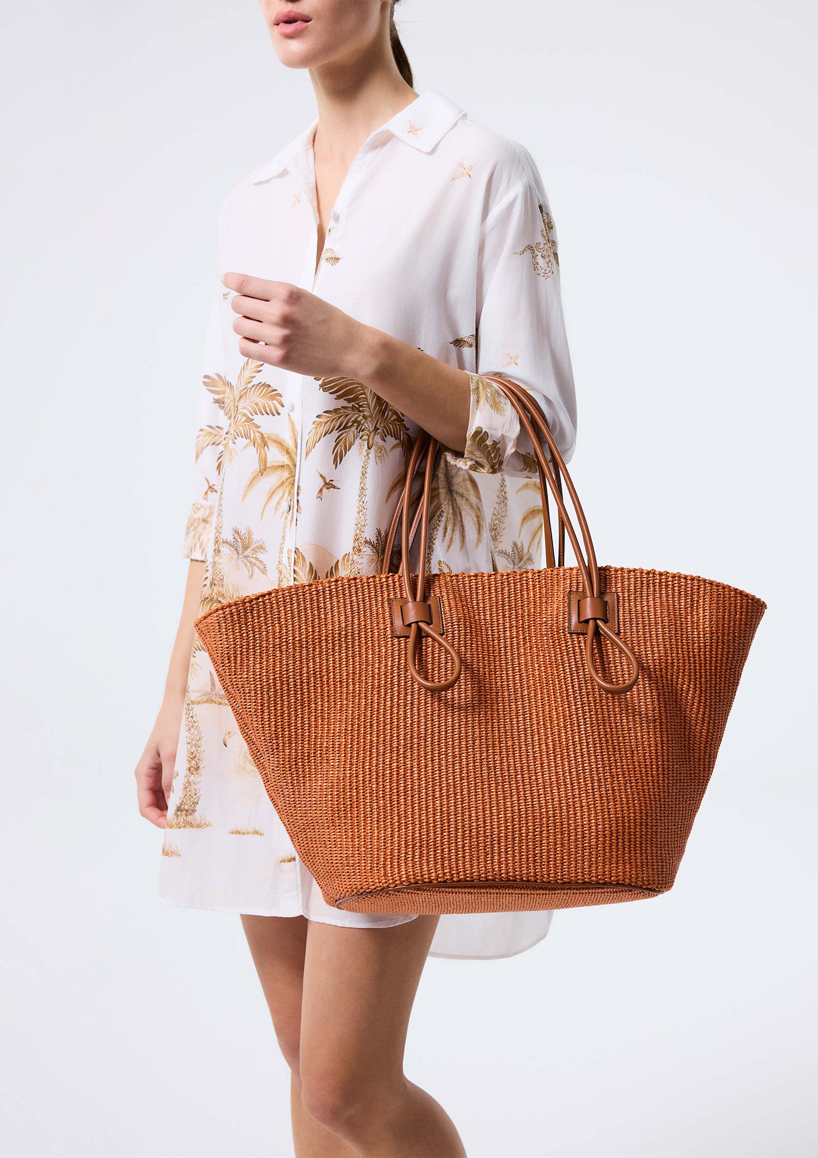 Blossom Plaj Çantası - Yeşil – Haremlique Istanbul