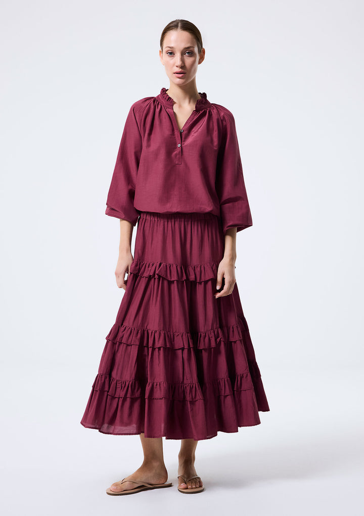 Azalea Skirt - Burgundy