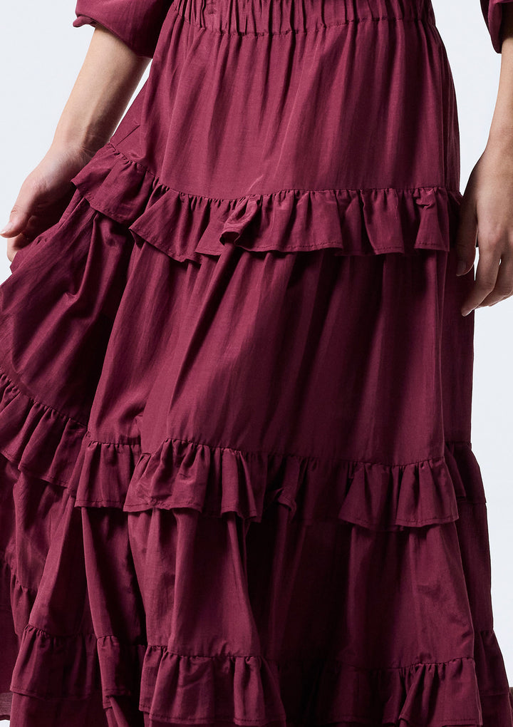 Azalea Skirt - Burgundy