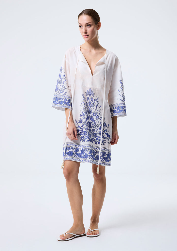 Nergis Short Tunic - Dark Blue