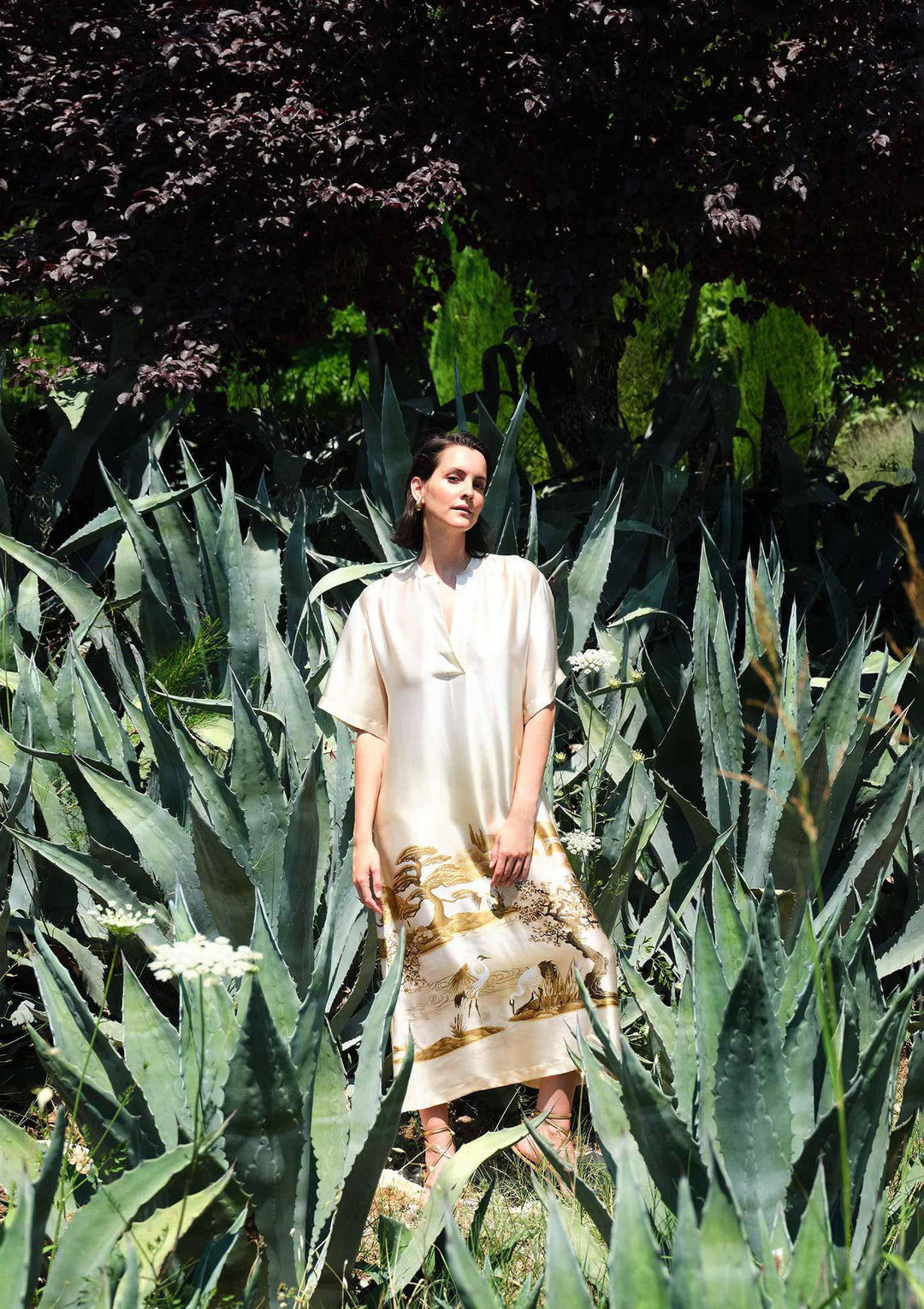 Mirage Uzun Kaftan - Yeşil