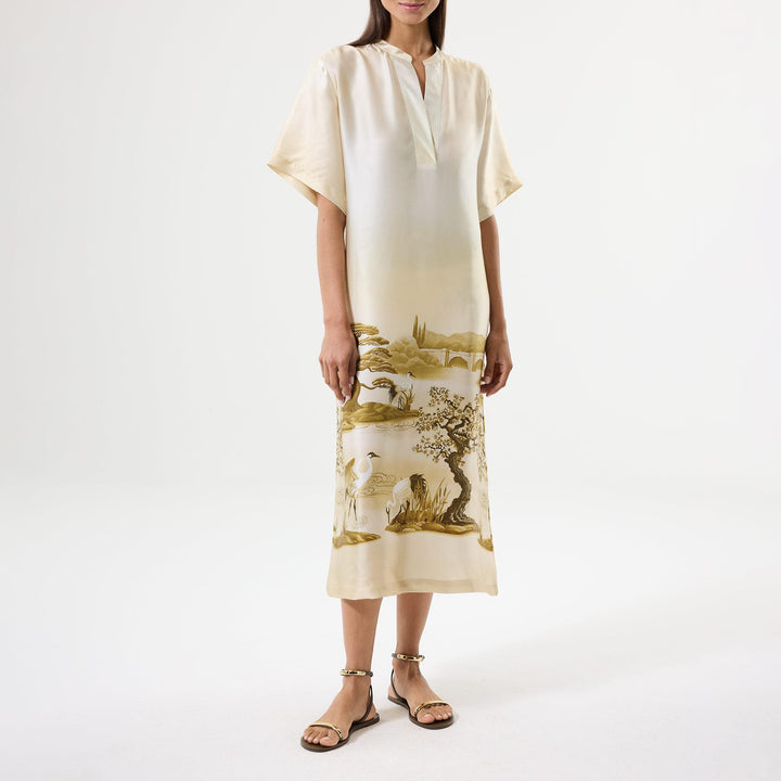 Mirage Uzun Kaftan - Yeşil