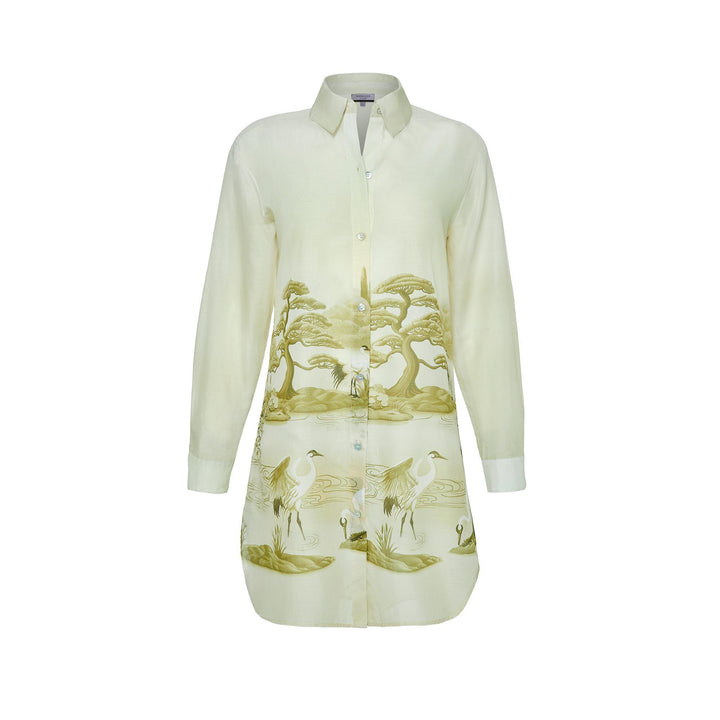 Mirage Gömlek Elbise - Yeşil