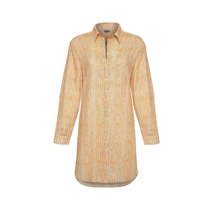 Shoreline Gömlek Elbise - Kahverengi