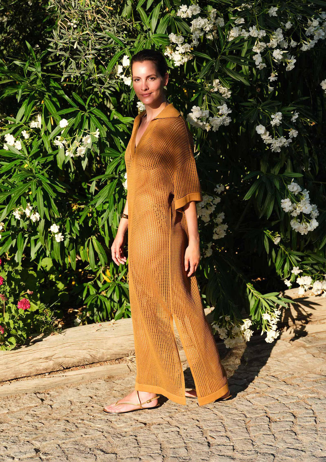 Cove Kroşe Uzun Kaftan