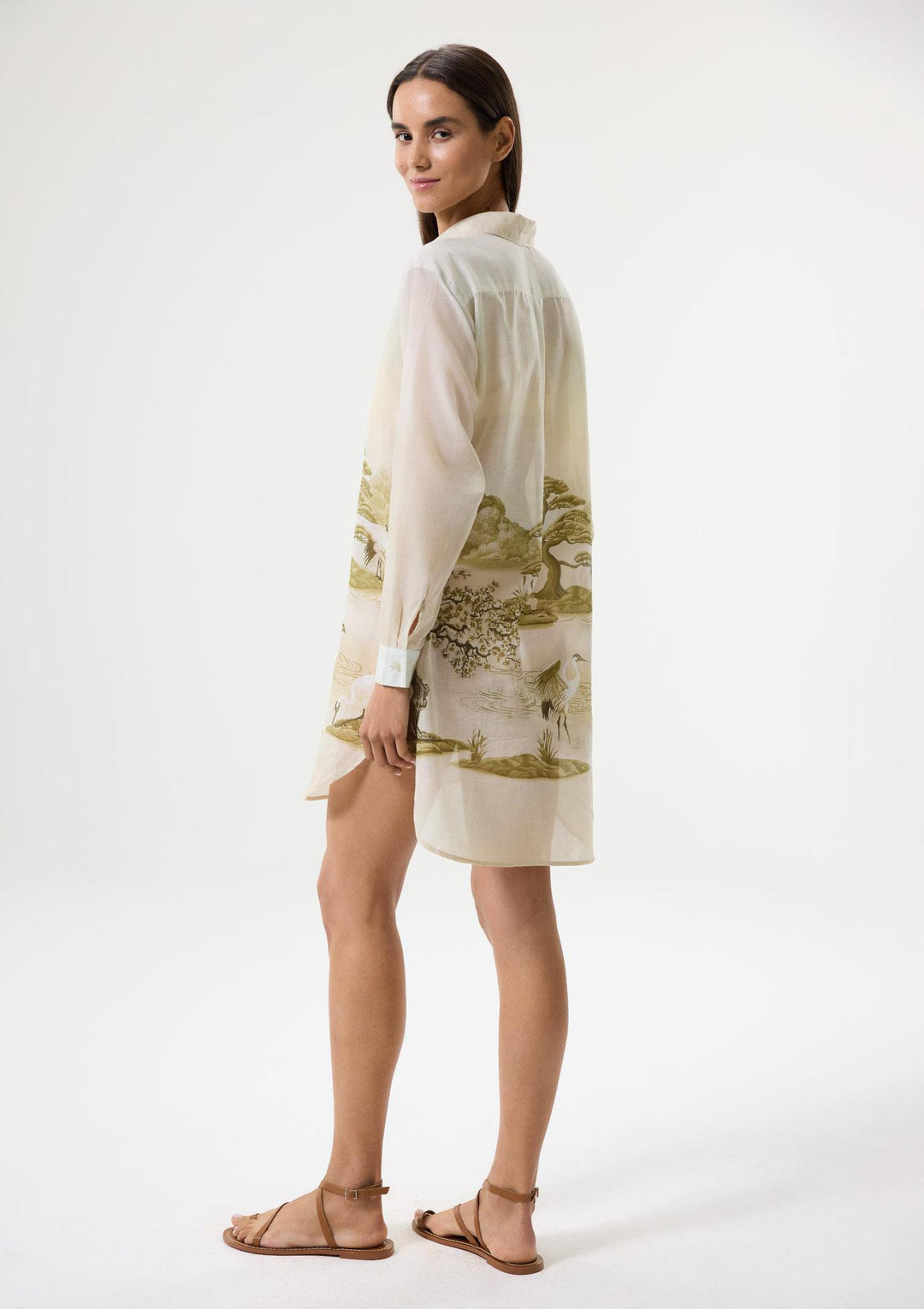 Mirage Gömlek Elbise - Yeşil