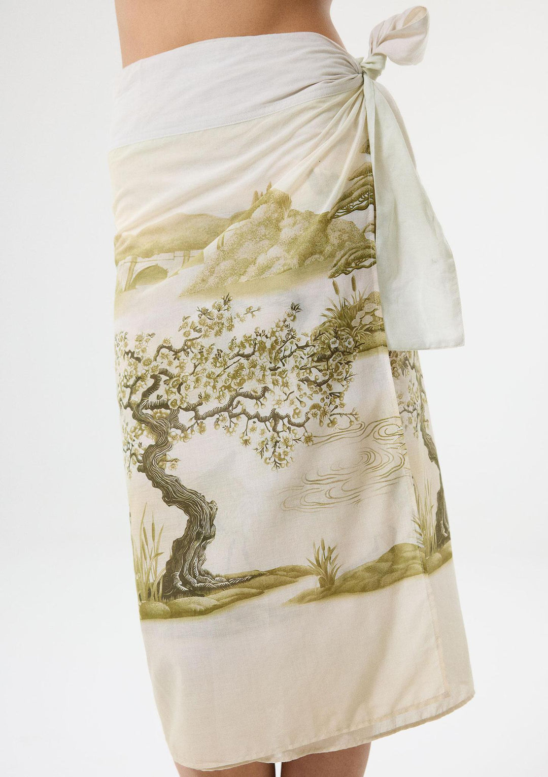 Mirage Kısa Pareo - Yeşil