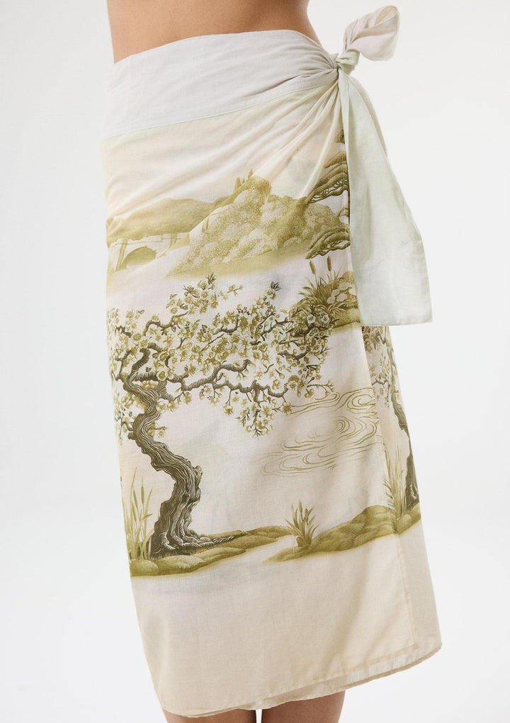 Mirage Kısa Pareo - Yeşil