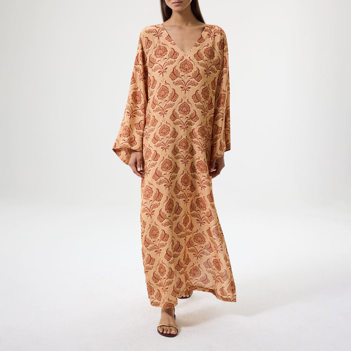 Lotus Uzun Kaftan - Tarçın