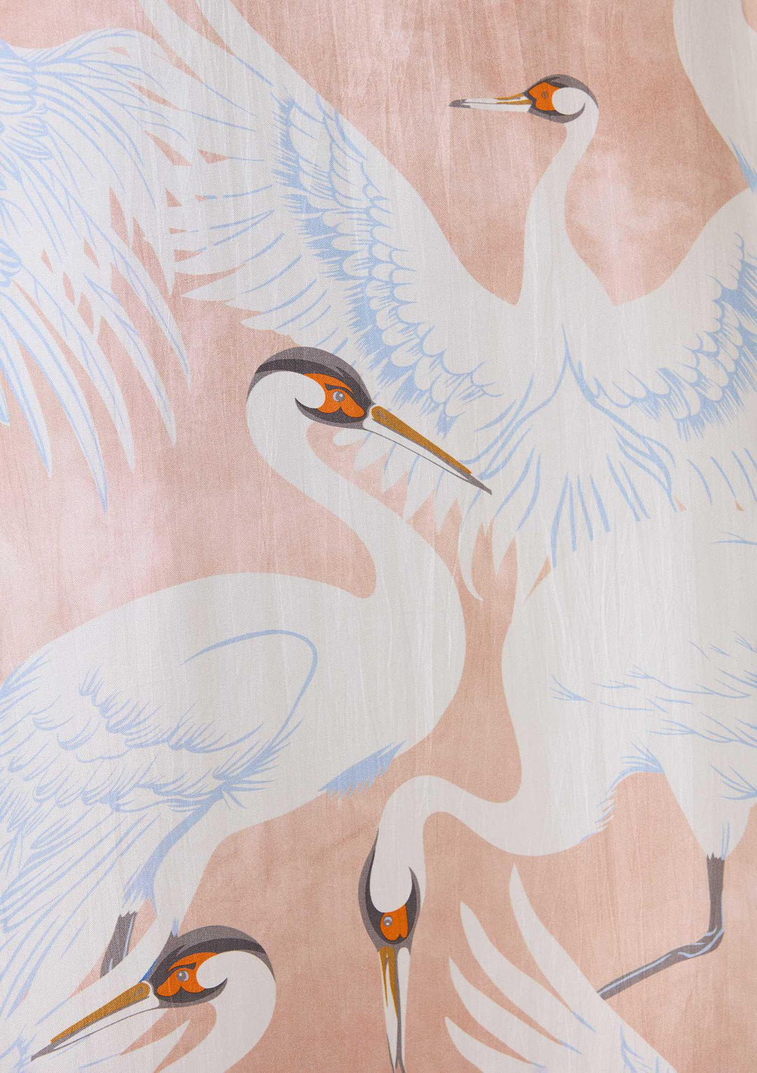 Crane İpek Uzun Kaftan