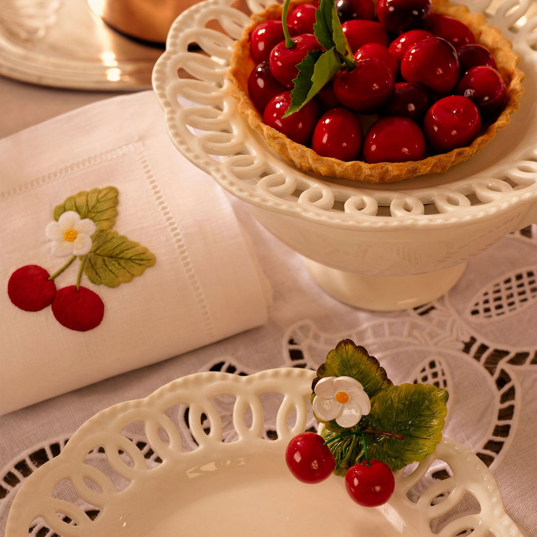 Seferî Nakışlı Peçete - Berries - 4’lü Set