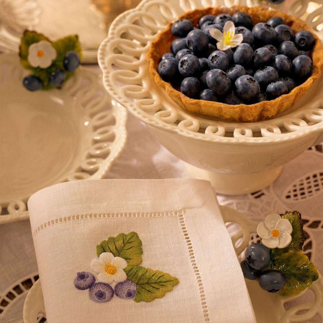 Seferî Nakışlı Peçete - Berries - 4’lü Set