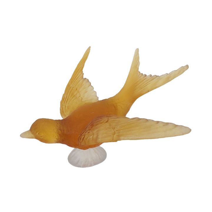 Swallow Sculpture – Amber