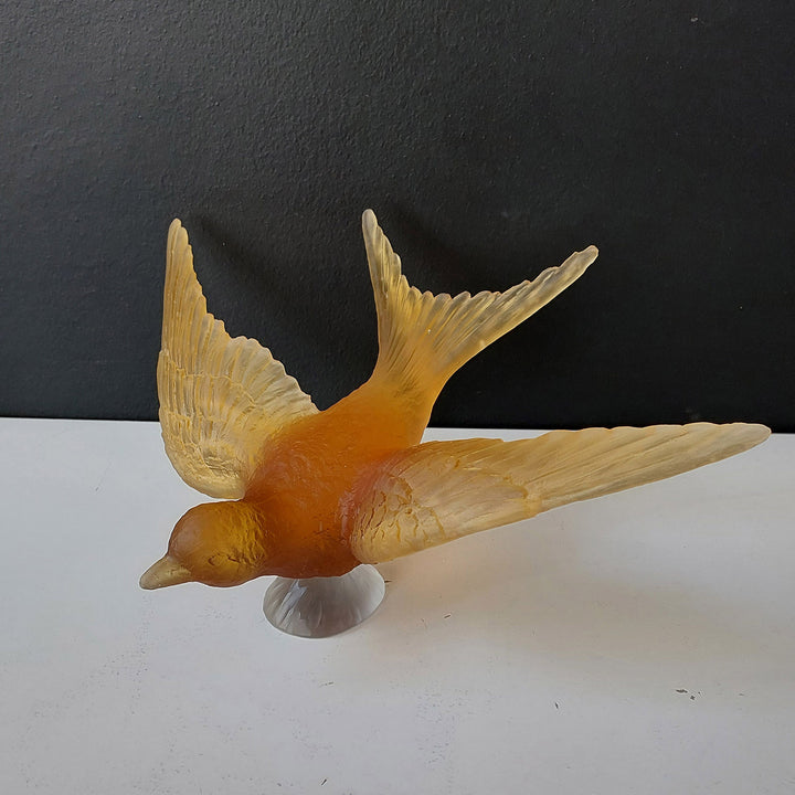 Swallow Sculpture – Amber