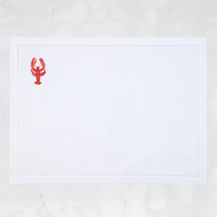 Lobster Embroidered Placemat