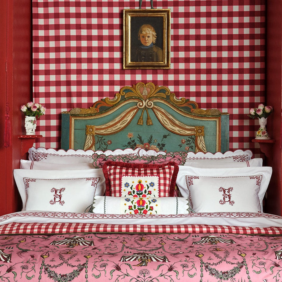 Seferî Flower Garden Nevresim - Pembe