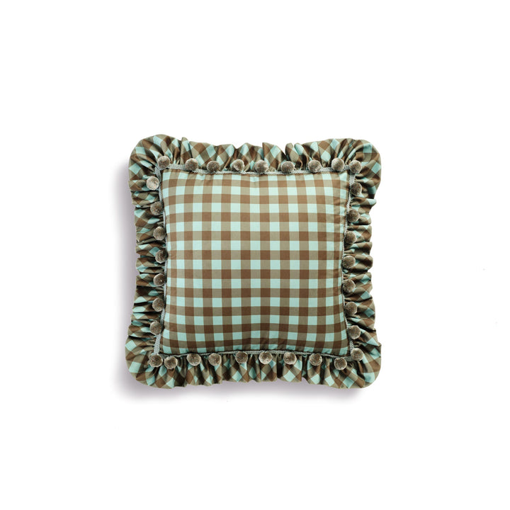 Seferî Crossroads Decorative Cushion - Green