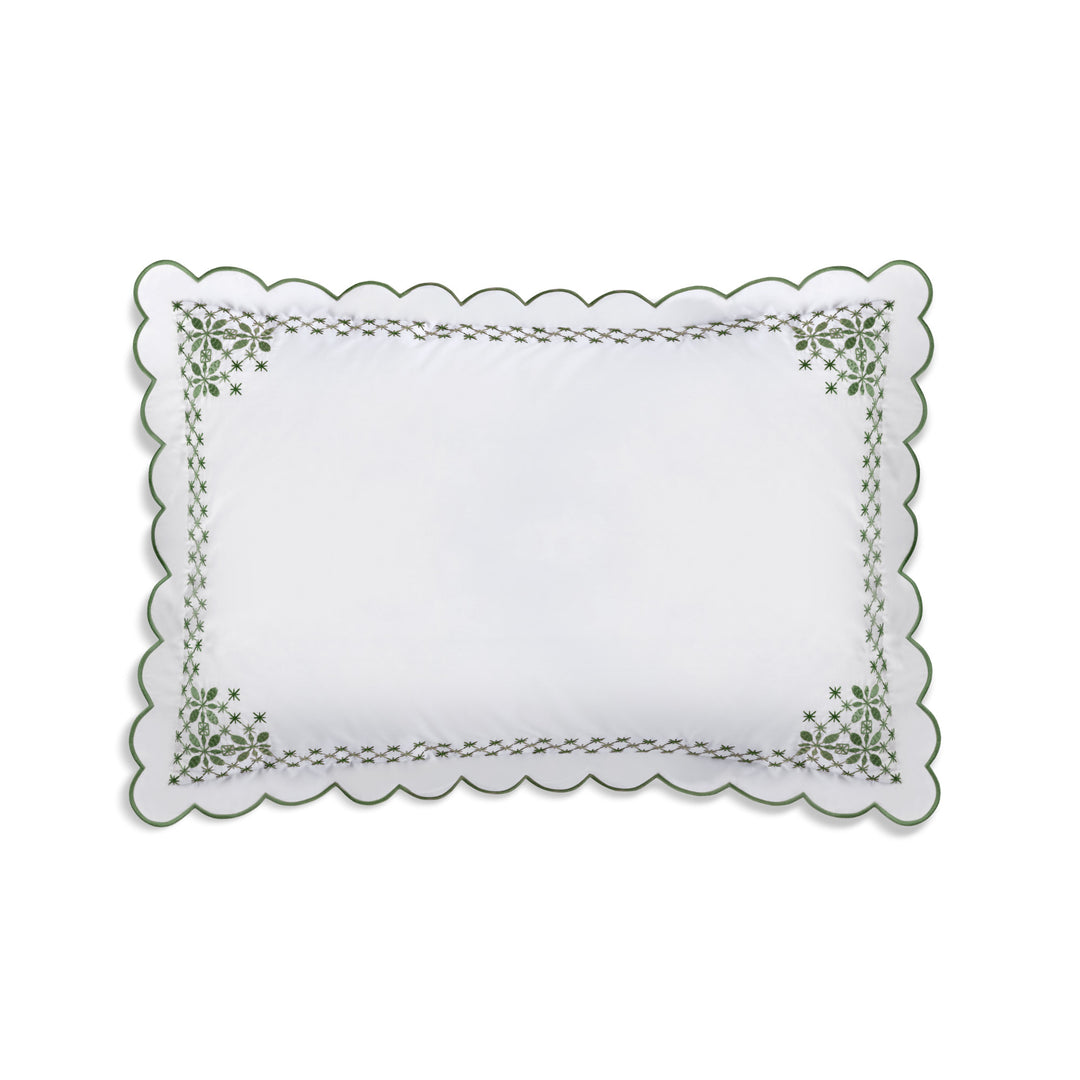 Seferî Flower Garden Standard Sham - Green