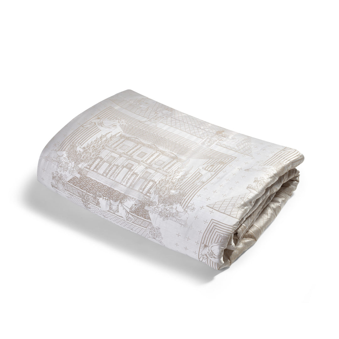 Ephesus Jacquard Bed Cover - Sand