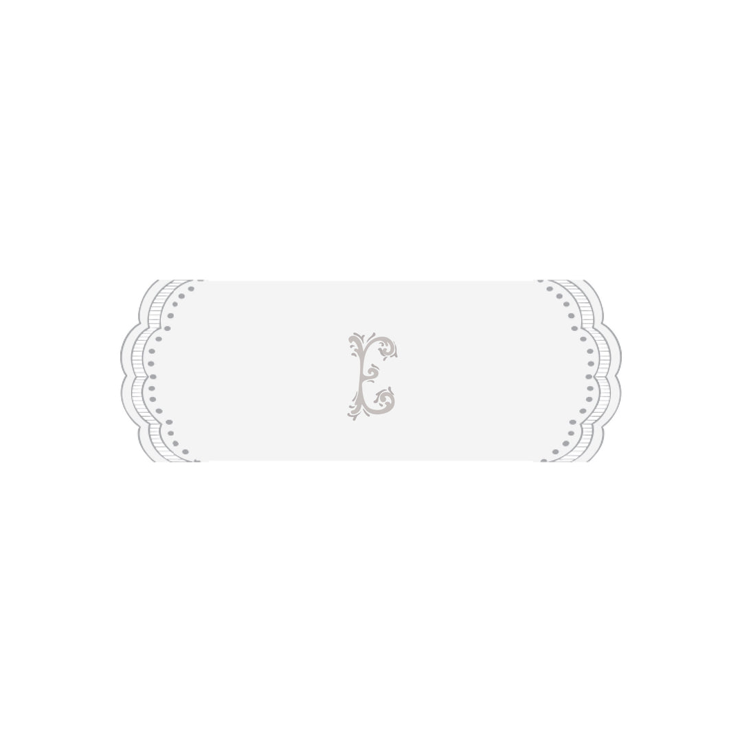 Seferî Heritage İnisyal Nakışlı Silindir Yastık Kılıfı