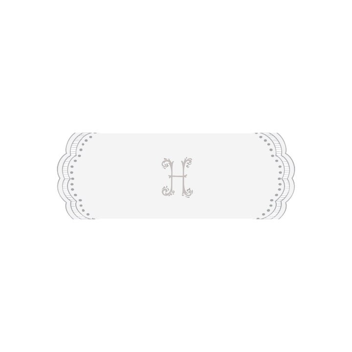 Seferî Heritage İnisyal Nakışlı Silindir Yastık Kılıfı