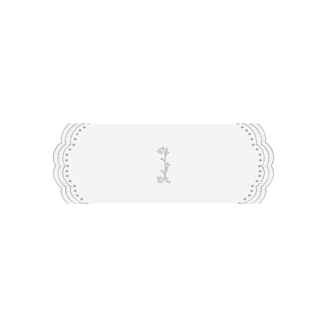 Seferî Heritage İnisyal Nakışlı Silindir Yastık Kılıfı