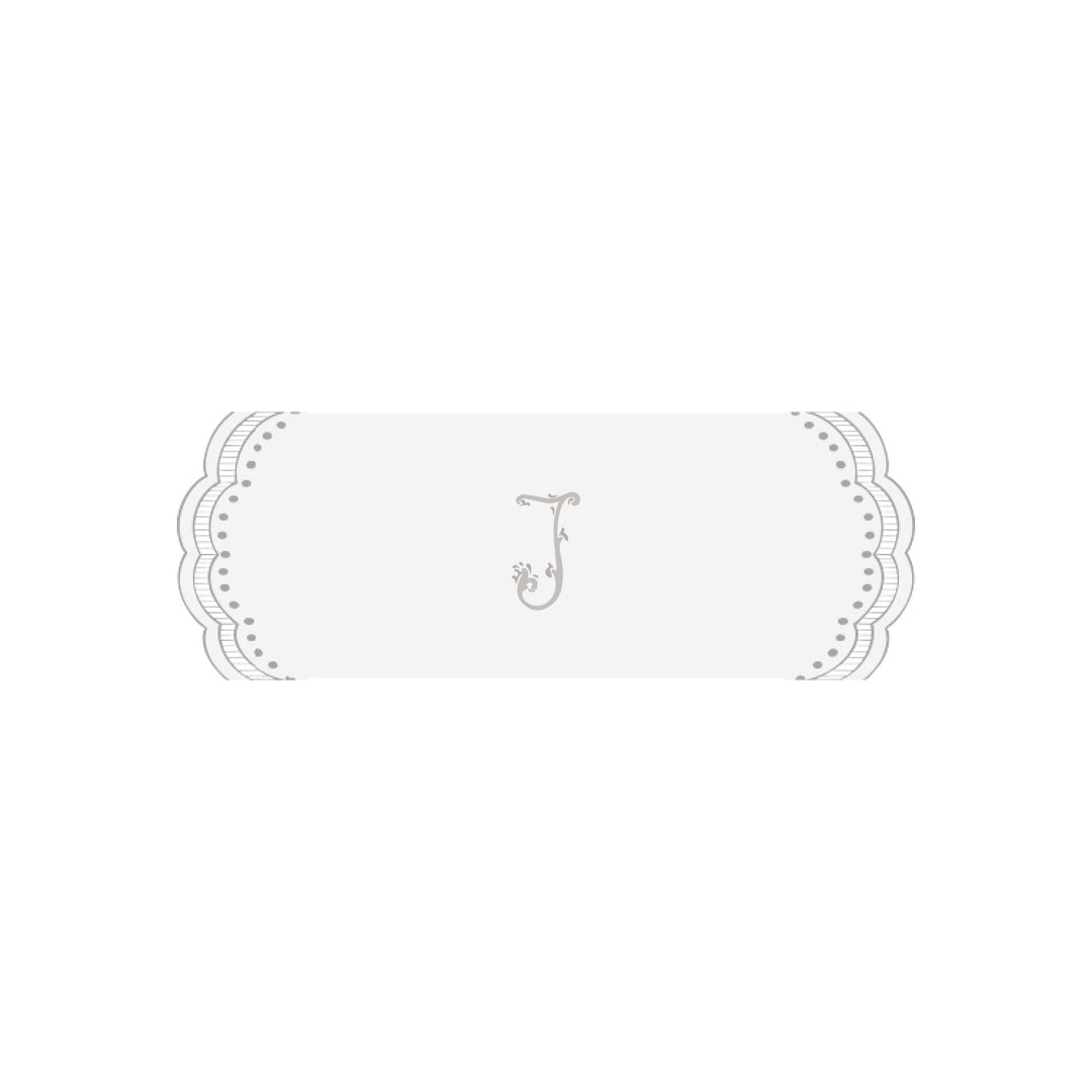 Seferî Heritage İnisyal Nakışlı Silindir Yastık Kılıfı