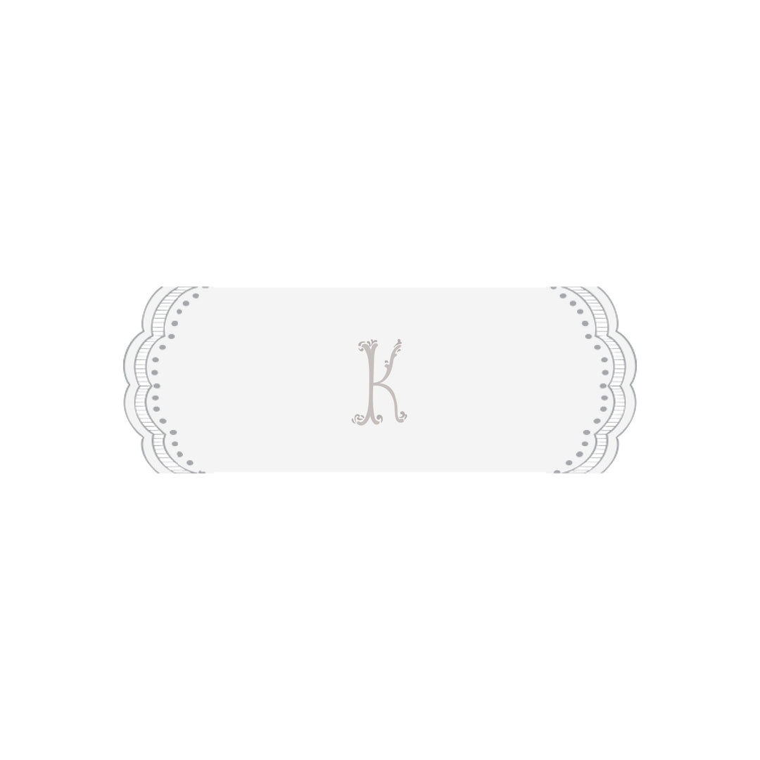 Seferî Heritage İnisyal Nakışlı Silindir Yastık Kılıfı