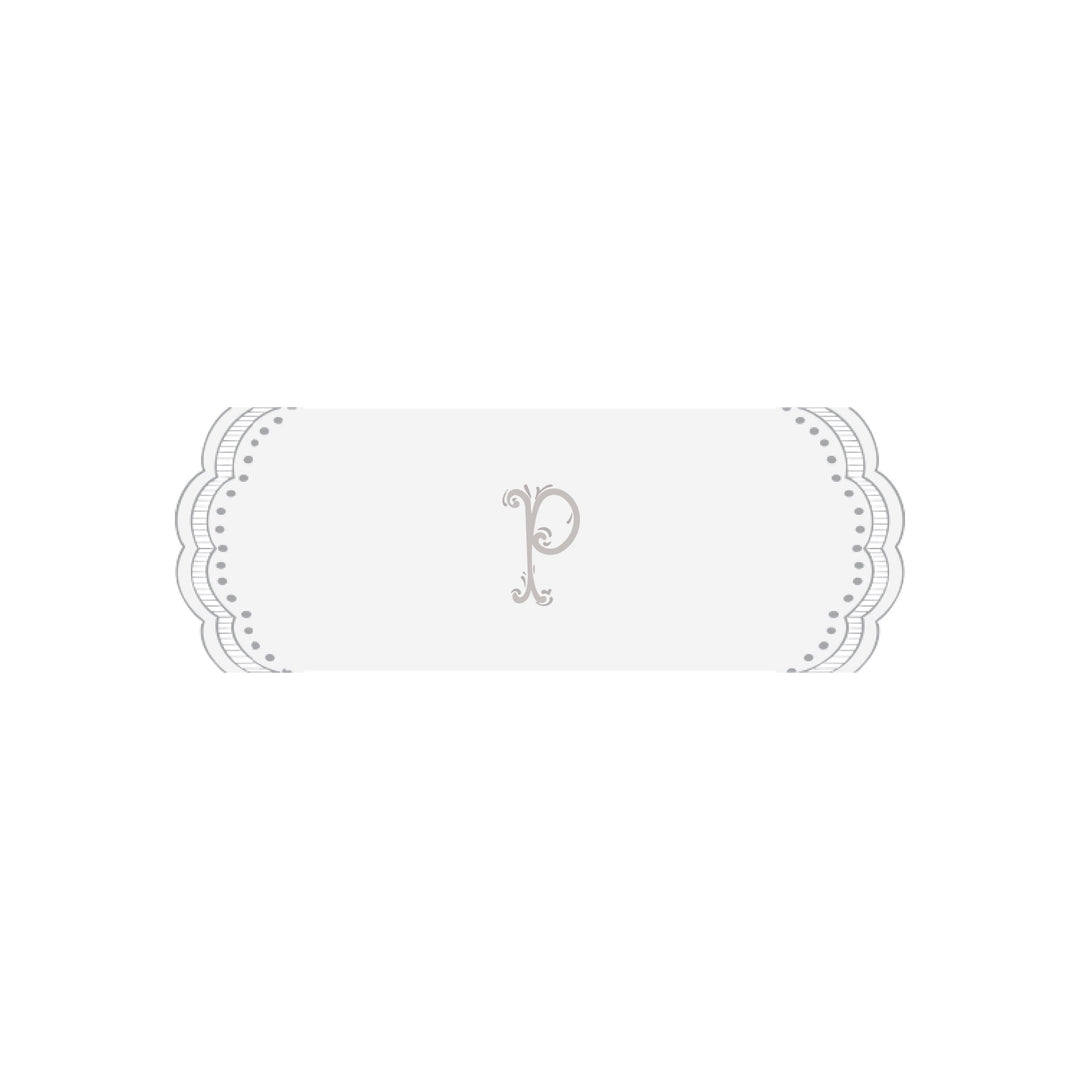 Seferî Heritage İnisyal Nakışlı Silindir Yastık Kılıfı