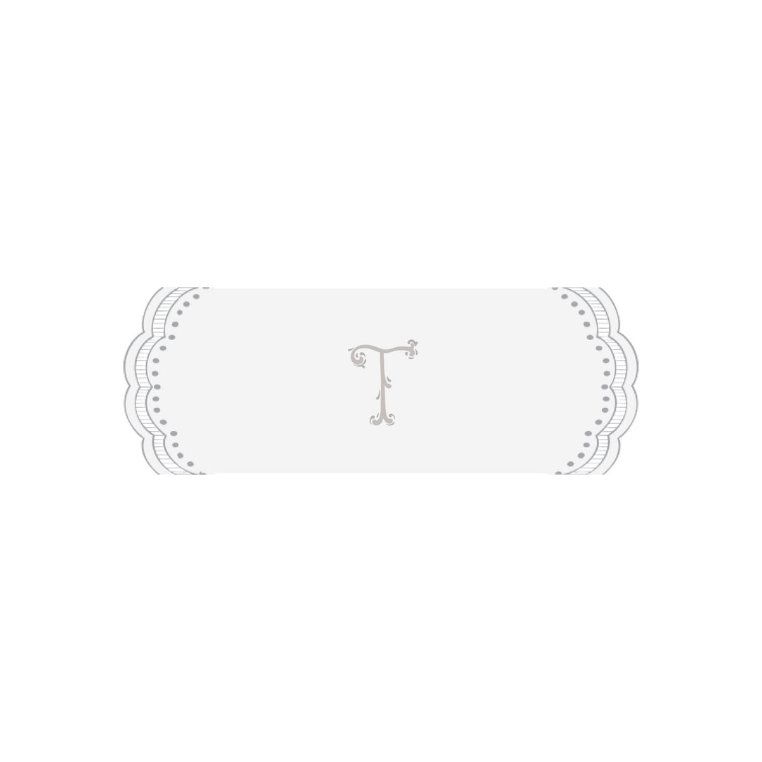 Seferî Heritage İnisyal Nakışlı Silindir Yastık Kılıfı