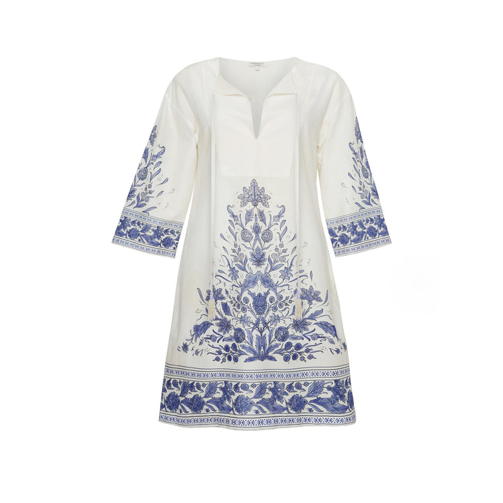 Nergis Short Tunic - Dark Blue