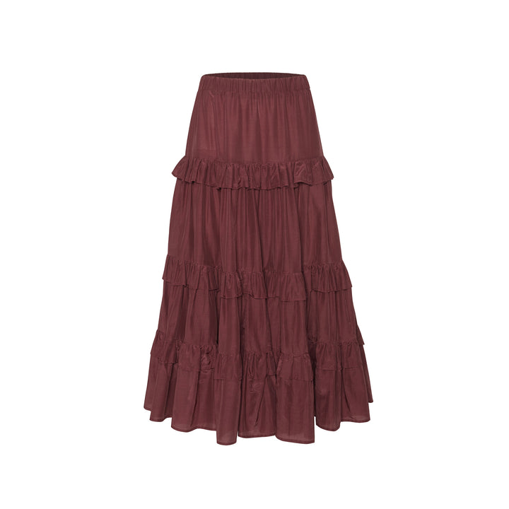 Azalea Skirt - Burgundy