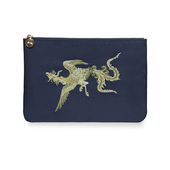 Anka Clutch - Dark Blue