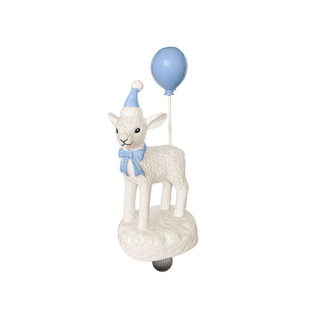 Seferî Storyteller Plate Charm - Joyful Lambs - Blue Balloon - Set of 4