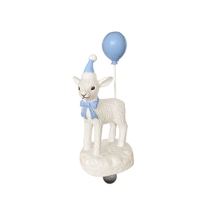 Seferî Storyteller Plate Charm - Joyful Lambs - Blue Balloon - Set of 4