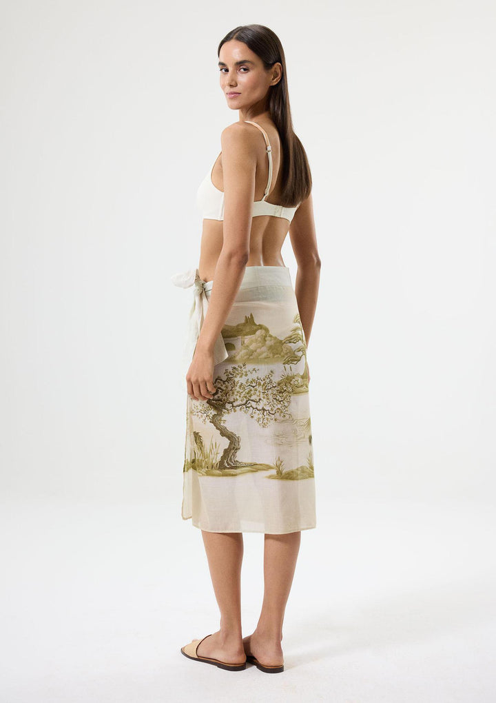 Mirage Kısa Pareo - Yeşil