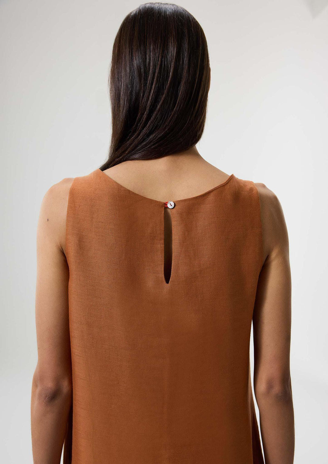 Lotus Flow Nakışlı Midi Elbise