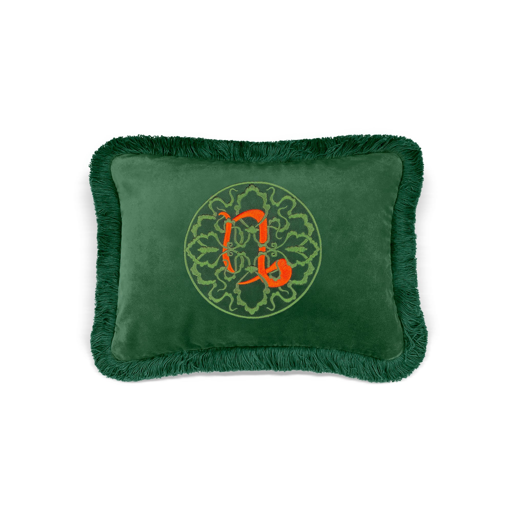 Burç Dekoratif Yastık - Yeşil – Haremlique Istanbul