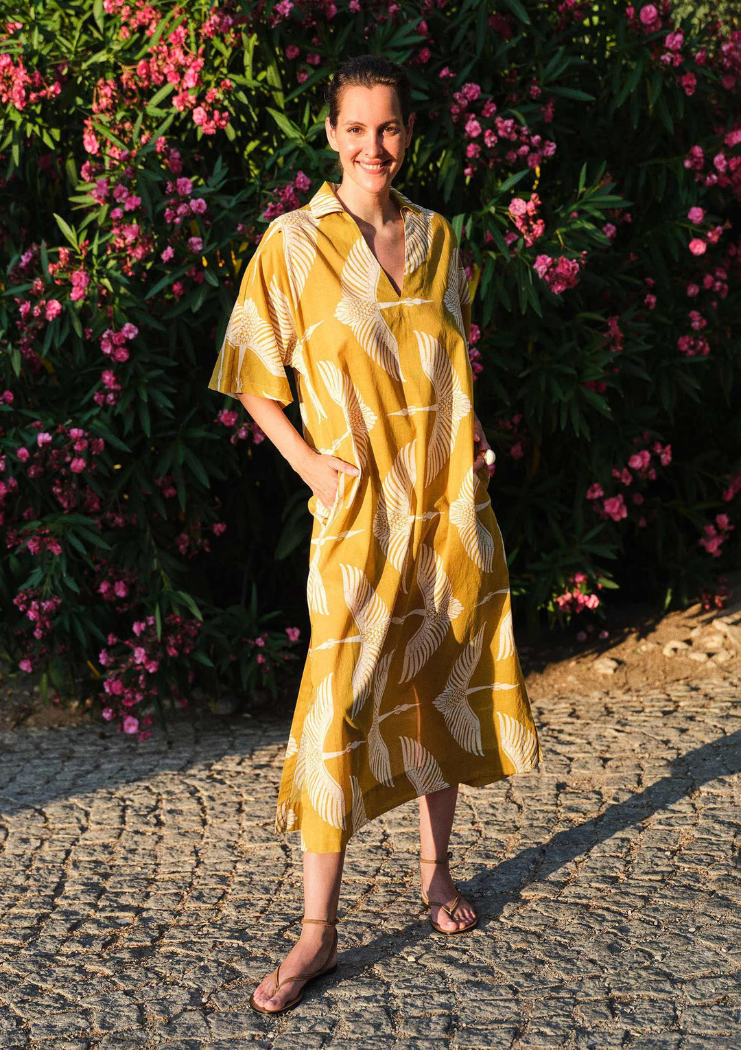 Wings Midi Kaftan - Yeşil