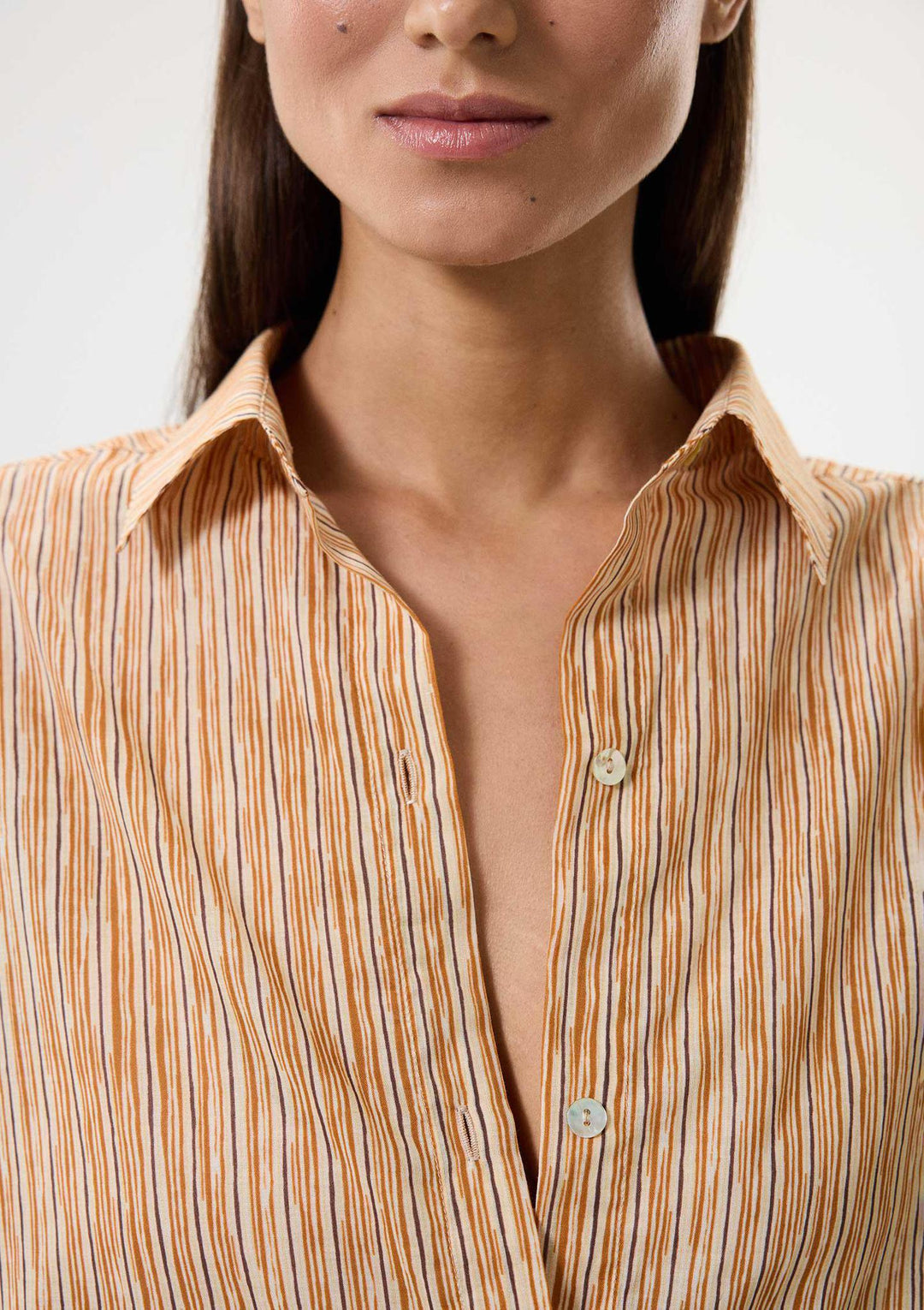 Shoreline Gömlek Elbise - Kahverengi