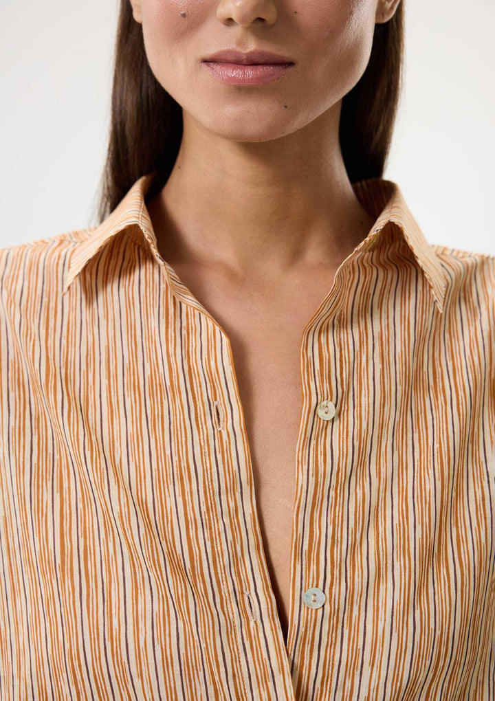 Shoreline Gömlek Elbise - Kahverengi