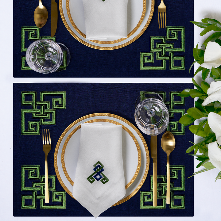 Maze Nakışlı Amerikan Servis