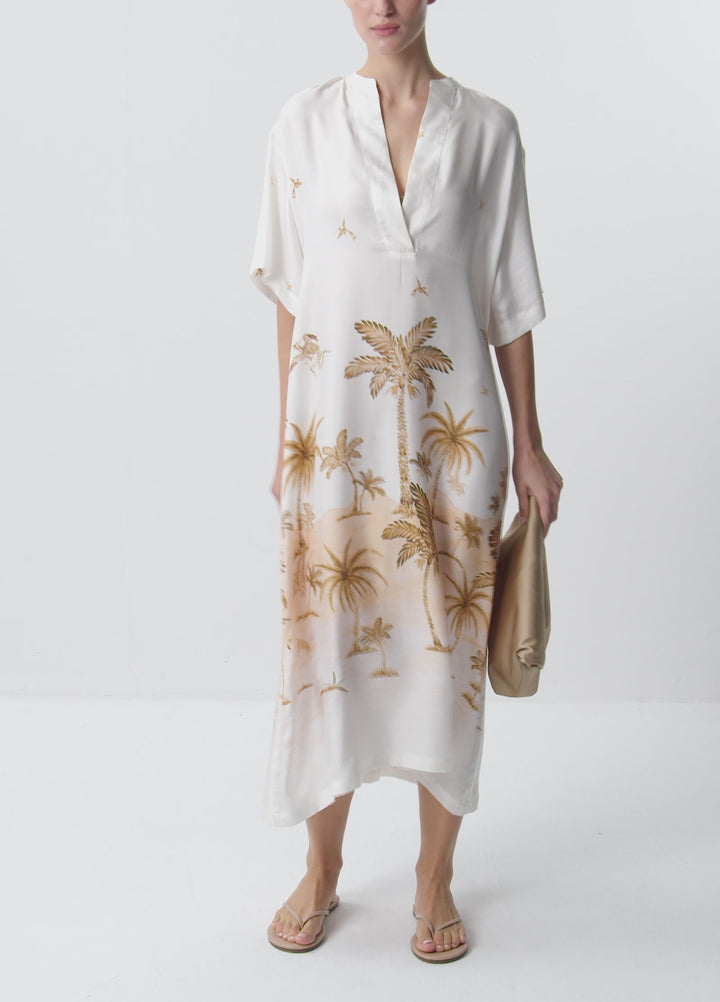 Anka Island Long Kaftan