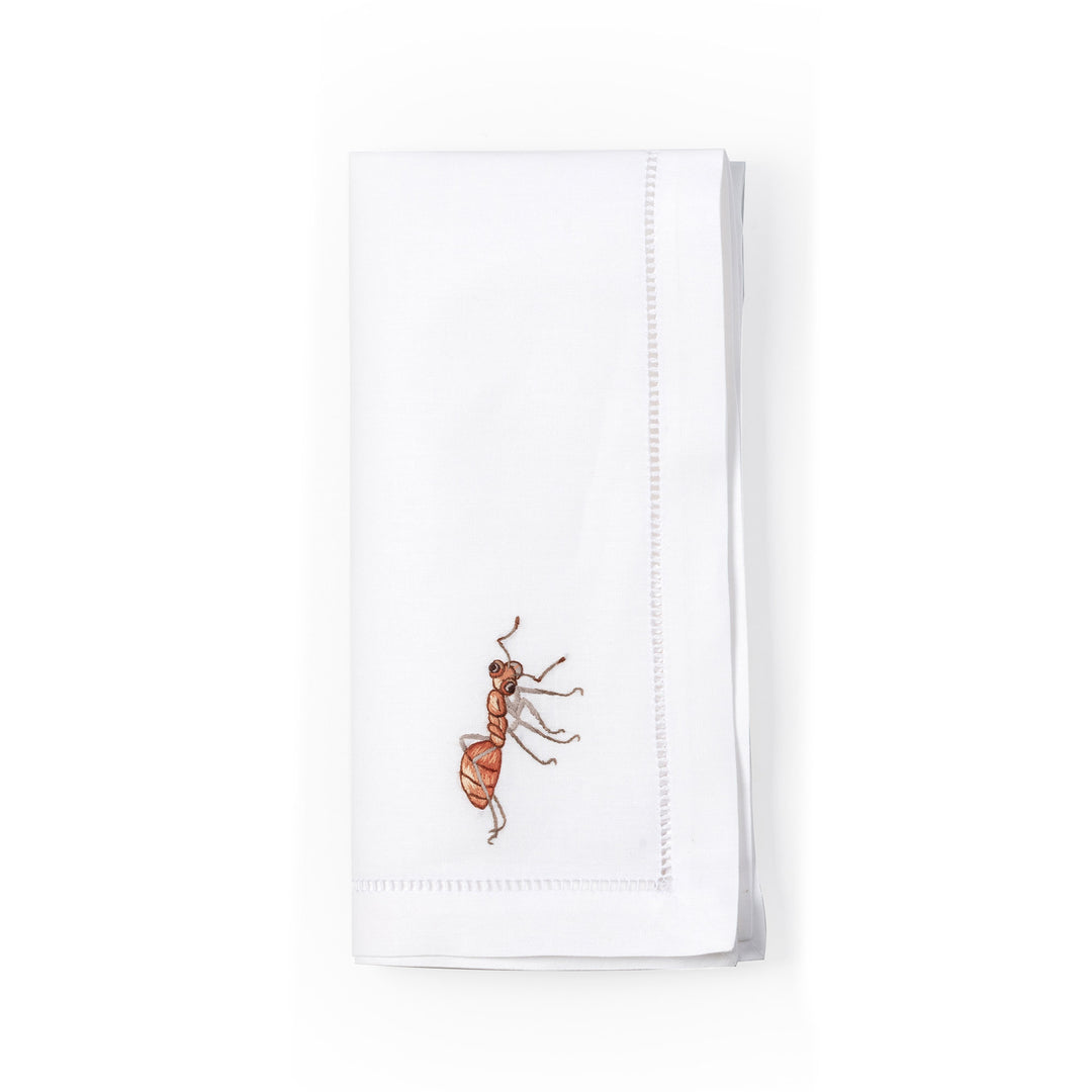 Ant Embroidered Napkin