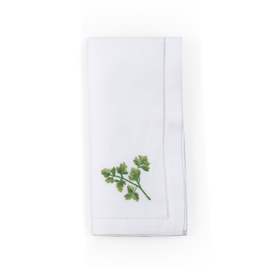 Parsley Embroidered Napkin